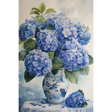 Hydrangea Oil Canvas
